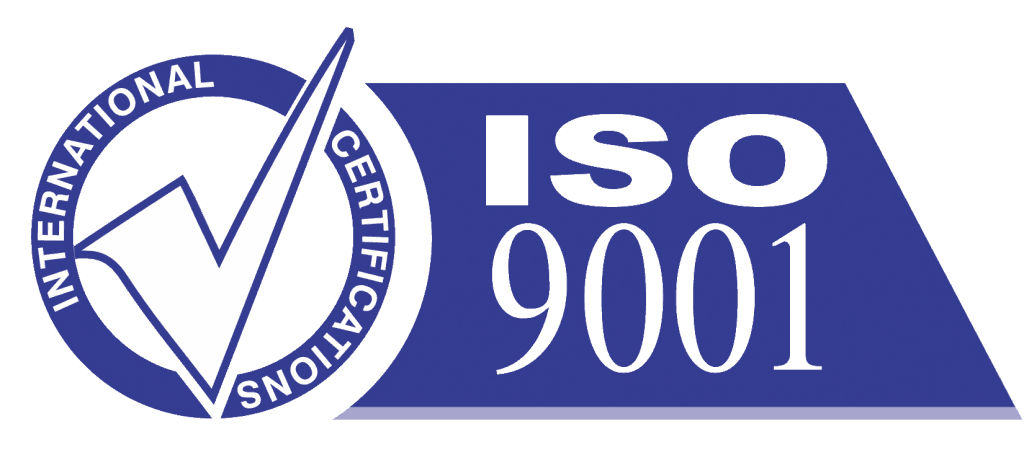 ISO 9001 certified